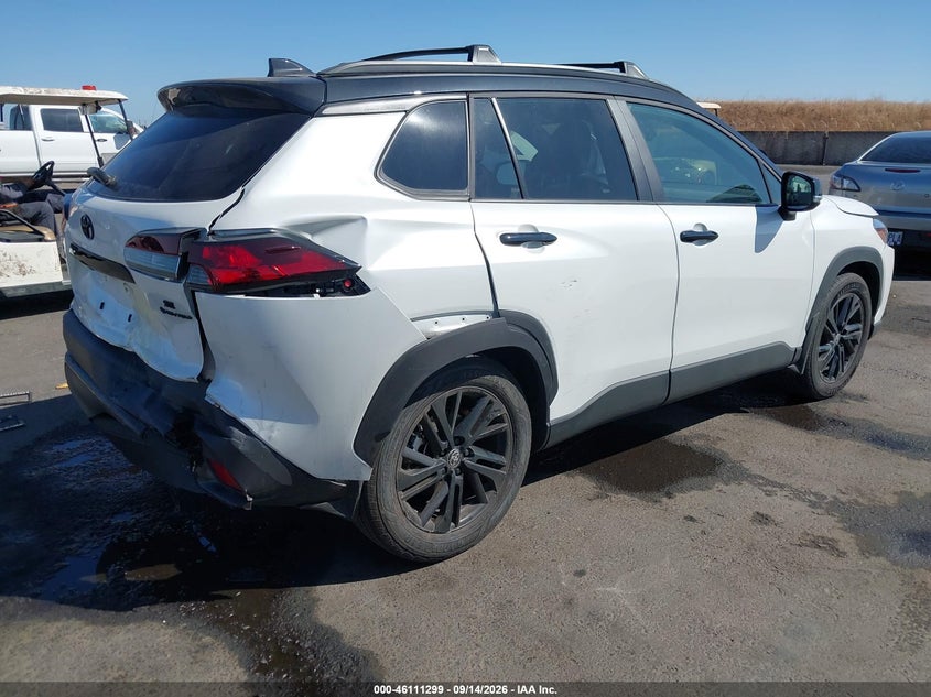 Vin: 7mufbabg6sv079619, lot: 46611015, toyota corolla cross hybrid nightshade edition 20254