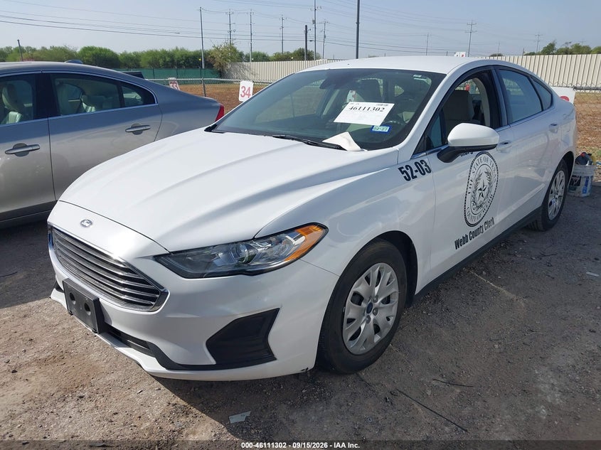 Vin: 3fa6p0g72lr176387, lot: 46611018, ford fusion s 20202