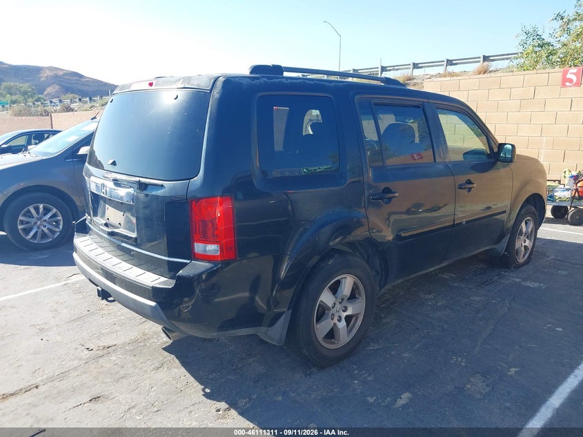 Vin: 5fnyf3h59bb013305, lot: 46611027, honda pilot ex-l 20114