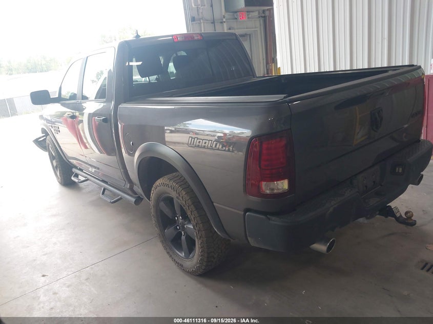 Vin: 1c6rr7lt1ls130042, lot: 46611032, ram 1500 classic warlock  4x4 5'7 box 20203