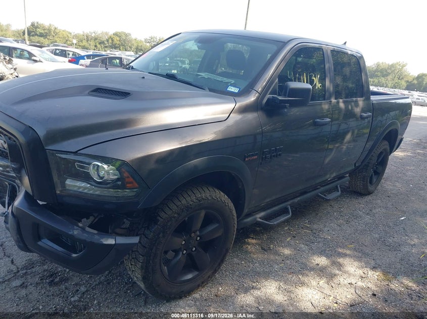 Vin: 1c6rr7lt1ls130042, lot: 46611032, ram 1500 classic warlock  4x4 5'7 box 20202
