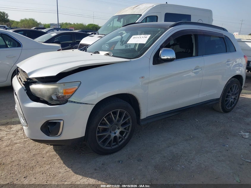 Vin: 4a4ap4au8de024086, lot: 46611036, mitsubishi outlander sport se 20132