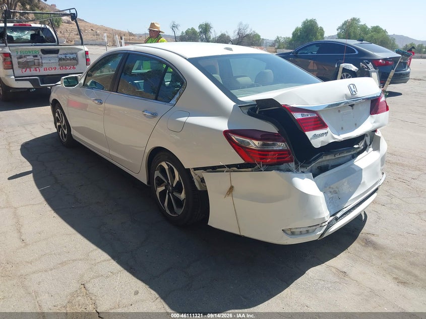 Vin: 1hgcr2f85ha005875, lot: 46611037, honda accord ex-l 20173