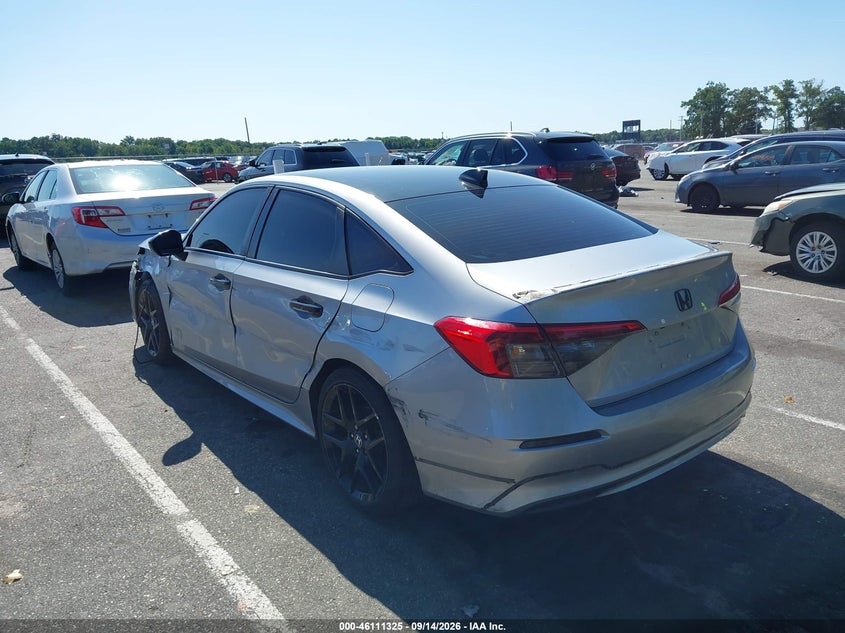 Vin: 2hgfe2f55nh530544, lot: 46611041, honda civic sport 20223