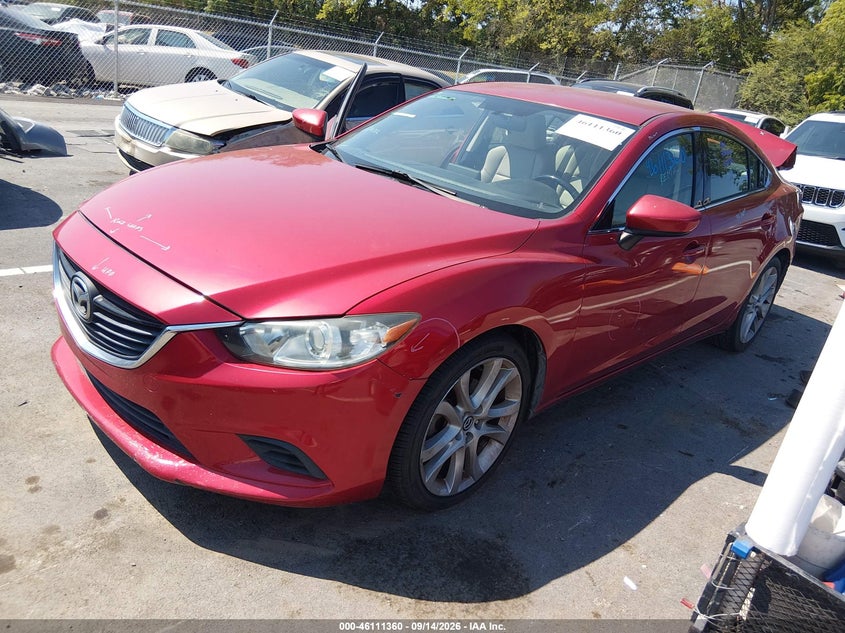 Vin: jm1gj1v54g1445657, lot: 46611076, mazda mazda6 i touring 20162