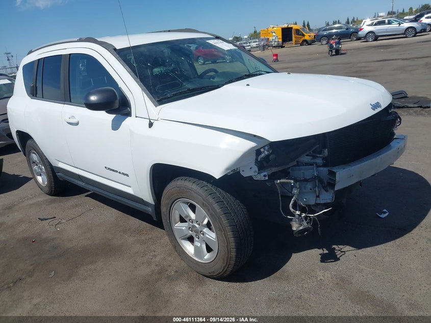 Vin: 1c4njcbaxfd436866, lot: 46611079, jeep compass sport 2015 img_1