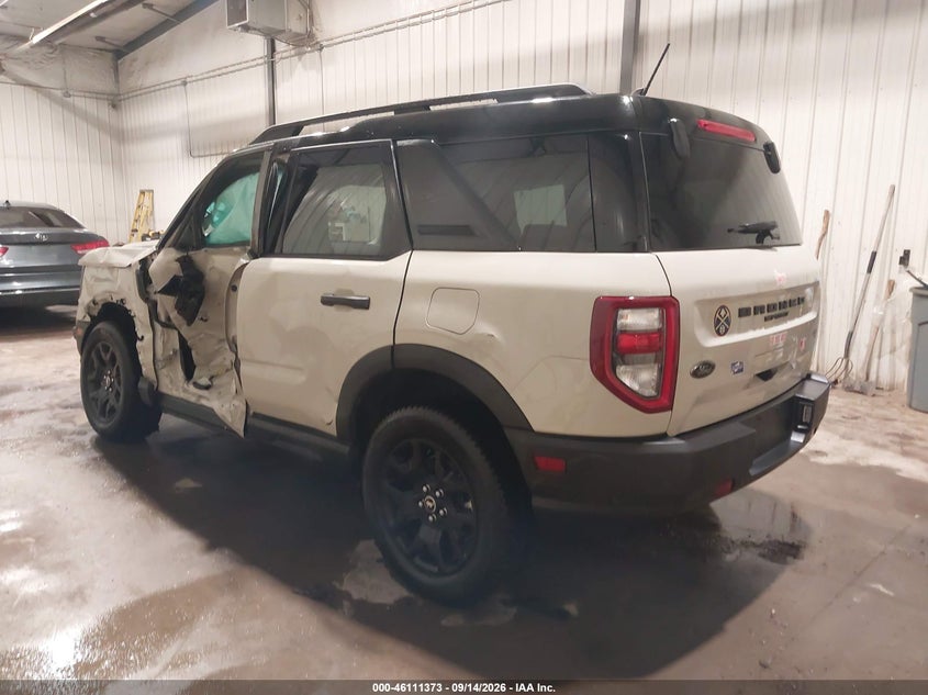 Vin: 3fmcr9b63rrf58863, lot: 46611089, ford bronco sport big bend 20243