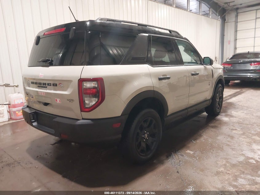 Vin: 3fmcr9b63rrf58863, lot: 46611089, ford bronco sport big bend 20244