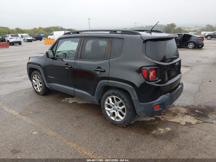 Vin: zaccjabt6fpc39191, lot: 46611111, jeep renegade latitude 20153