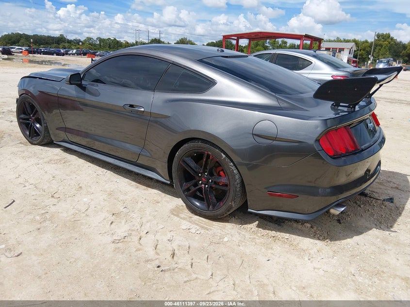 Vin: 1fa6p8th5f5362137, lot: 46611113, ford mustang ecoboost 20153