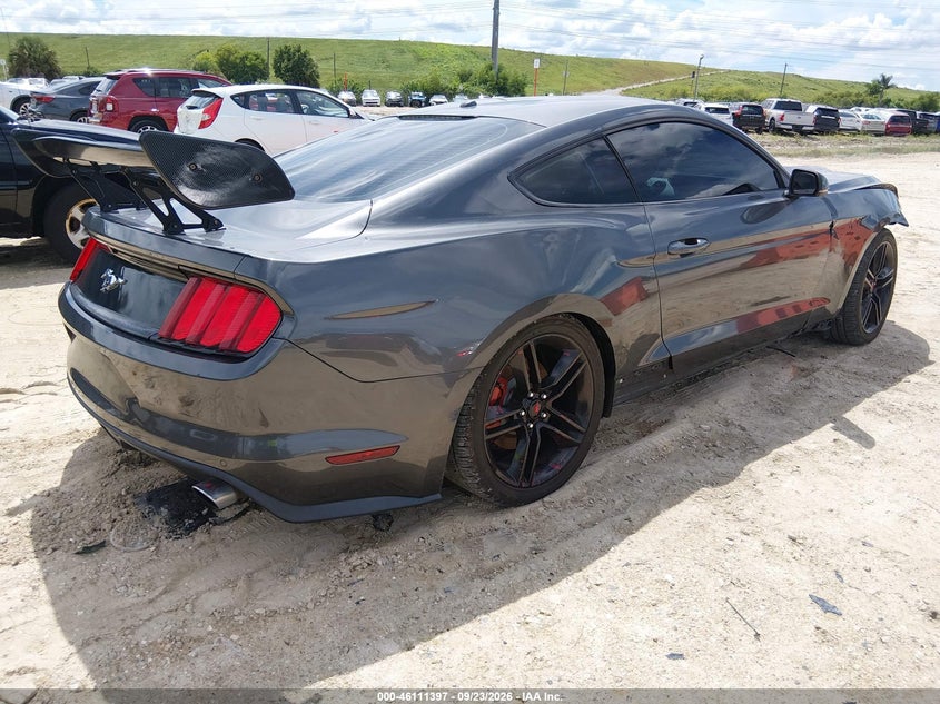 Vin: 1fa6p8th5f5362137, lot: 46611113, ford mustang ecoboost 20154