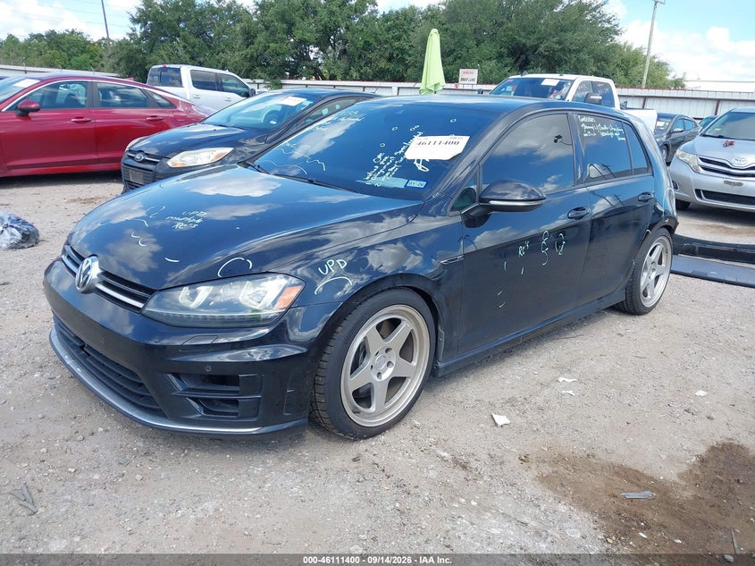 Vin: wvwvf7au0hw126317, lot: 46611116, volkswagen golf r 4-door w/dcc   navigation 20172