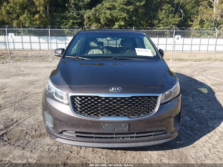 KIA SEDONA 2017 VIN KNDMB5C10H6311367