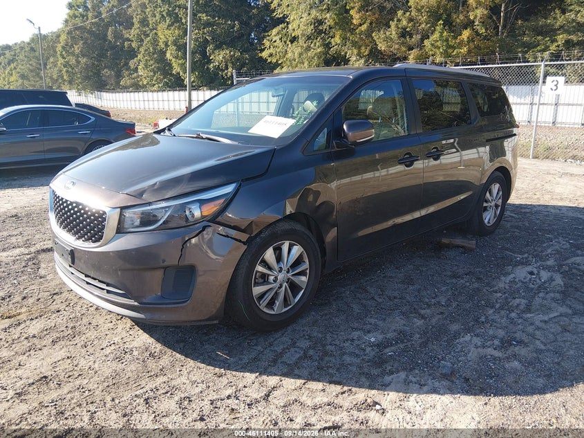 Vin: kndmb5c10h6311367, lot: 46611121, kia sedona lx 20172