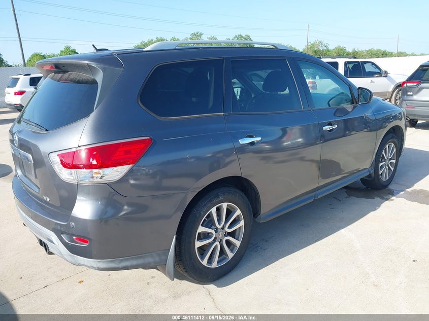 Vin: 5n1ar2mn6dc646185, lot: 46611128, nissan pathfinder sv 20134
