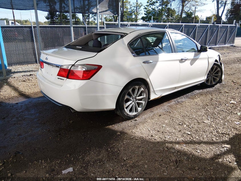 Vin: 1hgcr2f54da214203, lot: 46611130, honda accord sport 20134