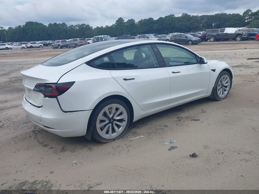 Vin: 5yj3e1ea4pf417283, lot: 46611137, tesla model 3 rear-wheel drive 20234