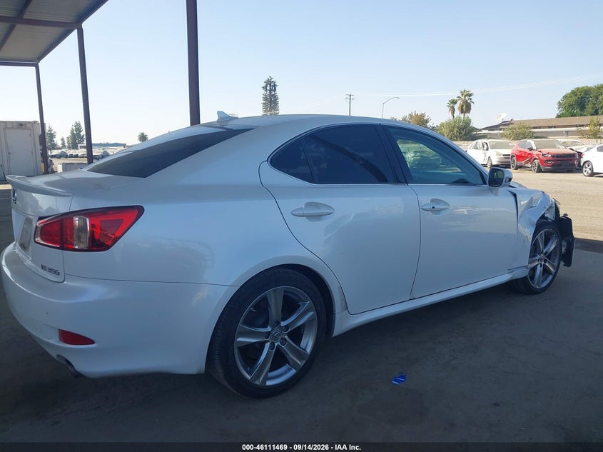 LEXUS IS 350 2011 VIN JTHBE5C29B5026380