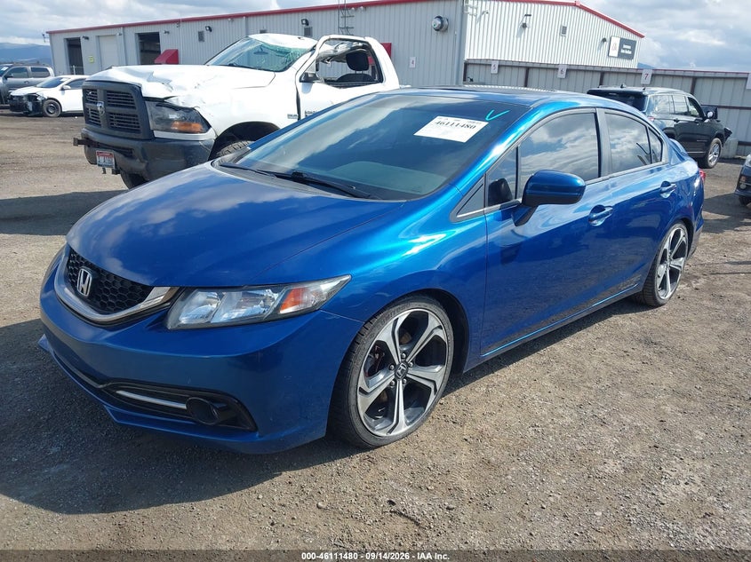 Vin: 2hgfb6e56fh707203, lot: 46611196, honda civic si 20152