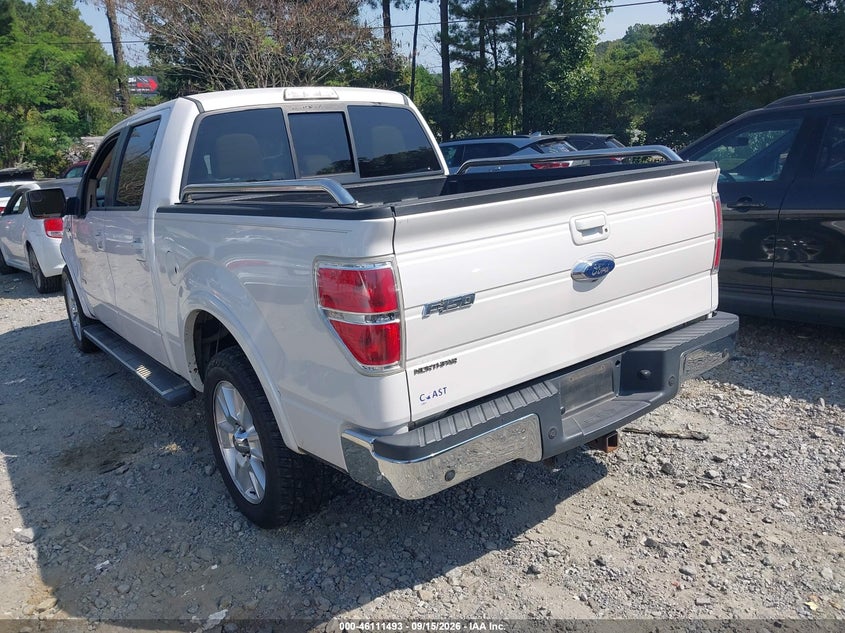 Vin: 1ftfw1ct4dkd02891, lot: 46611211, ford f-150 lariat 20133