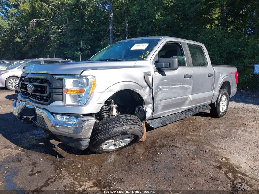 Vin: 1ftew1ep9mfc21518, lot: 46611215, ford f-150 xl 20212