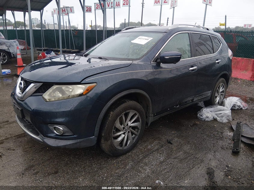 Vin: 5n1at2mvxfc784414, lot: 46611216, nissan rogue sl 20152