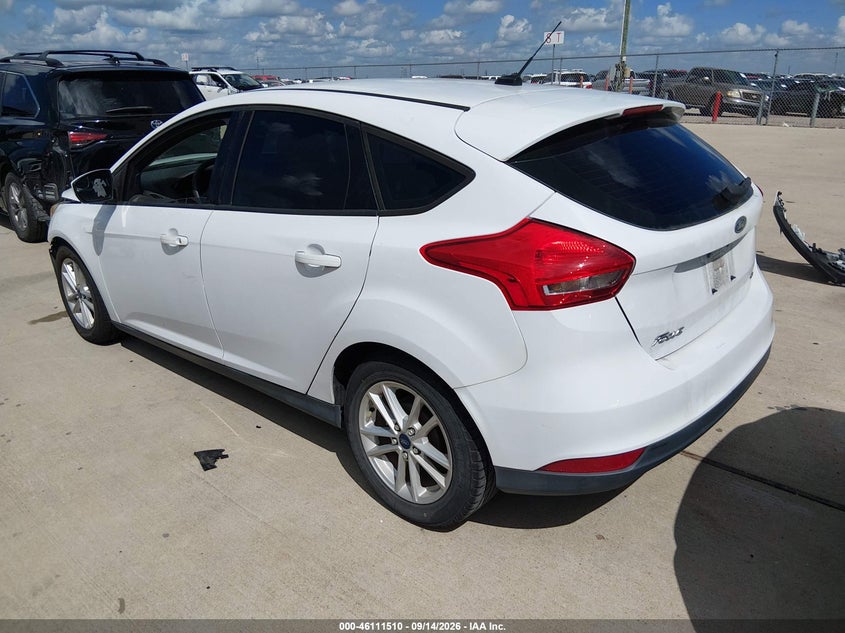 Vin: 1fadp3k25jl311250, lot: 46611226, ford focus se 20183