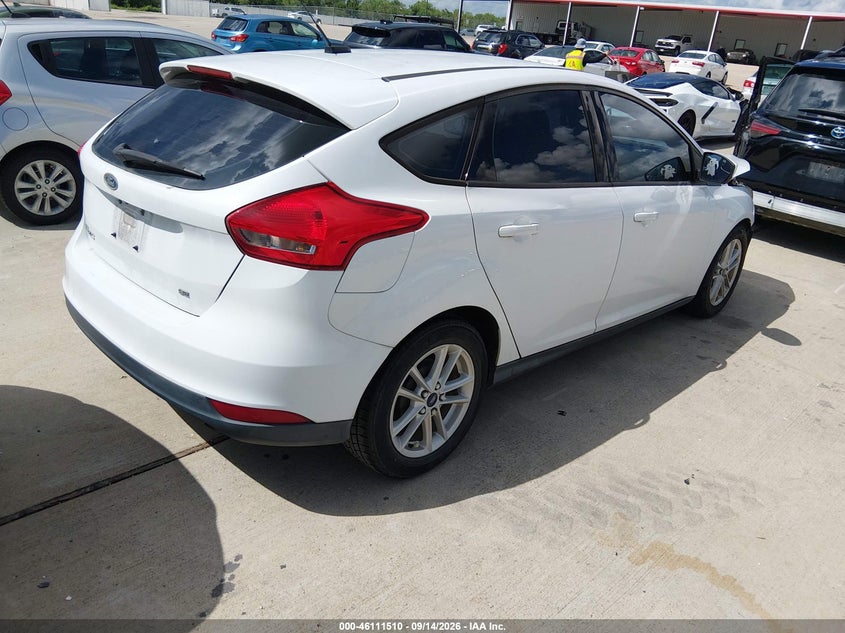 Vin: 1fadp3k25jl311250, lot: 46611226, ford focus se 20184