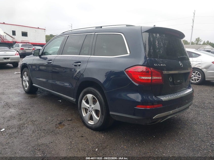 Vin: 4jgdf6ee8ha818861, lot: 46611236, mercedes-benz gls 450 4matic 20173
