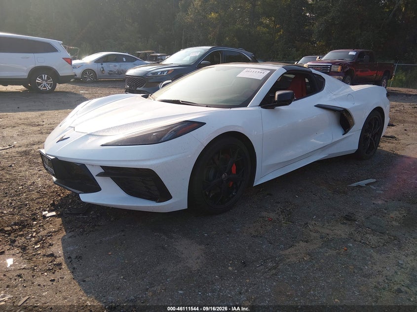 Vin: 1g1y62d45l5106440, lot: 46611260, chevrolet corvette stingray rwd  1lt 20202