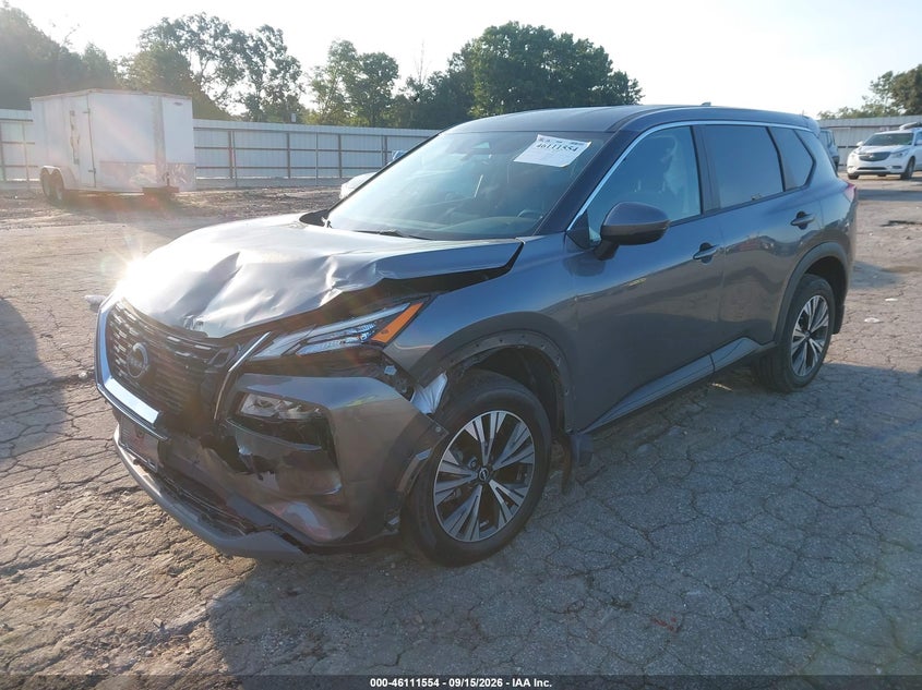 Vin: 5n1bt3ba9nc681767, lot: 46611270, nissan rogue sv fwd 20222