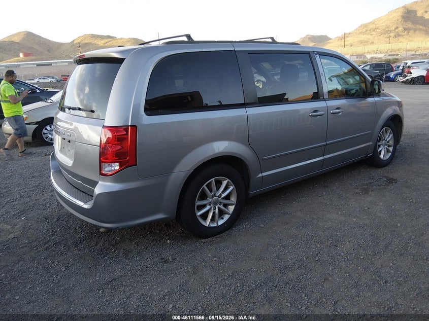 Vin: 2c4rdgcg3dr602822, lot: 46611282, dodge grand caravan sxt 20134