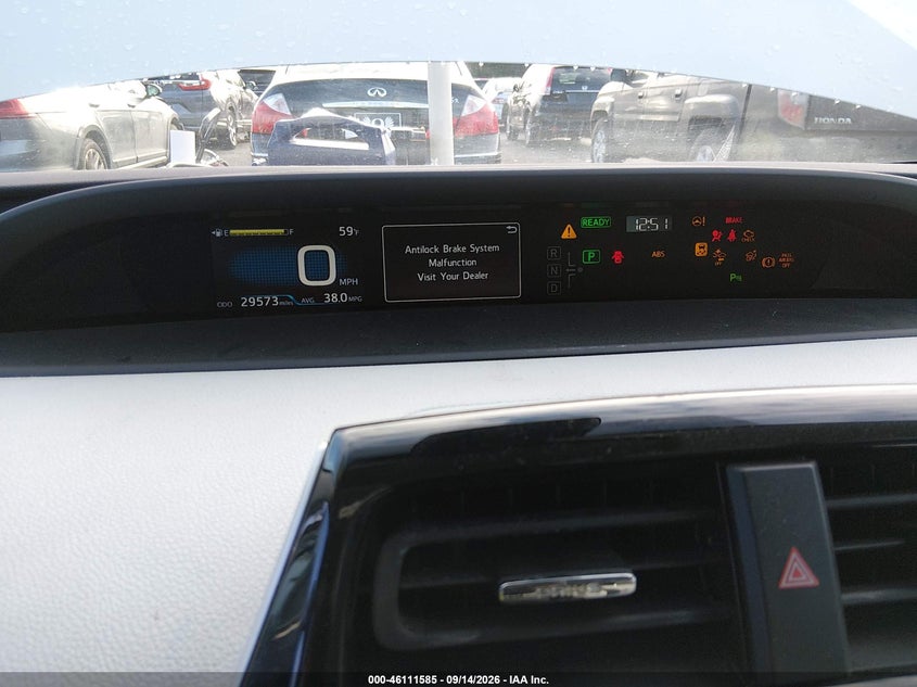 TOYOTA PRIUS 2019 VIN JTDKARFU8K3100255