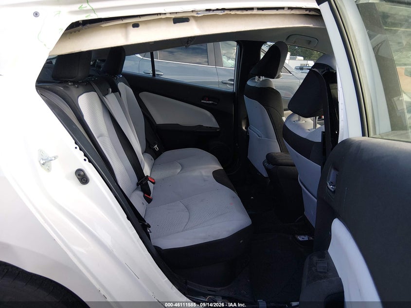 TOYOTA PRIUS 2019 VIN JTDKARFU8K3100255