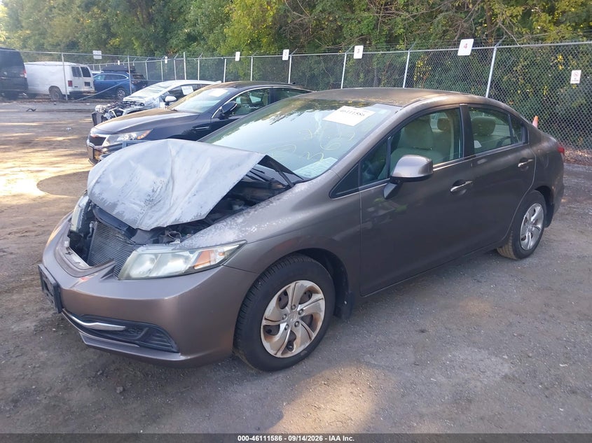 Vin: 2hgfb2f52dh574198, lot: 46611302, honda civic lx 20132