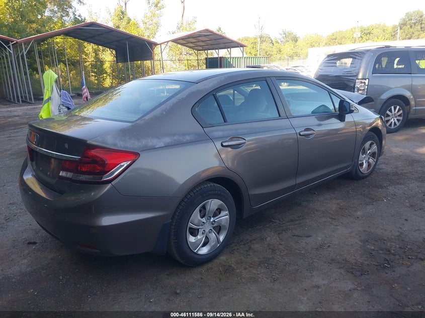 Vin: 2hgfb2f52dh574198, lot: 46611302, honda civic lx 20134