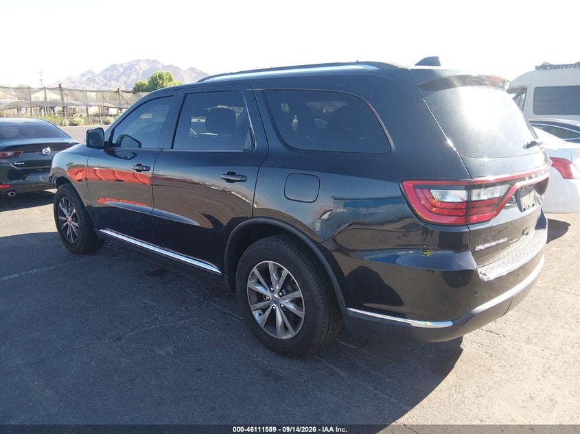 Vin: 1c4rdhdg9gc448943, lot: 46611305, dodge durango limited 20163