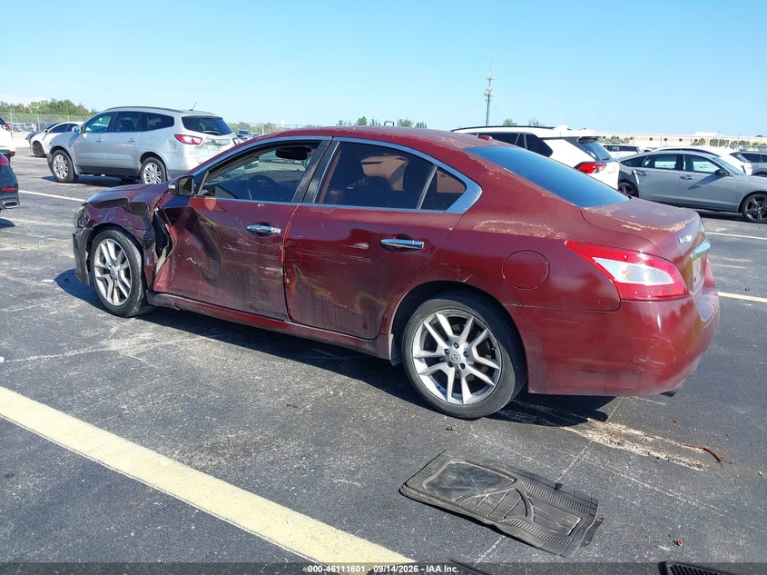 Vin: 1n4aa5ap9ac809805, lot: 46611317, nissan maxima 3.5 sv 20103