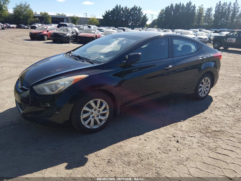 Vin: 5npdh4ae9dh154114, lot: 46611325, hyundai elantra gls 20132