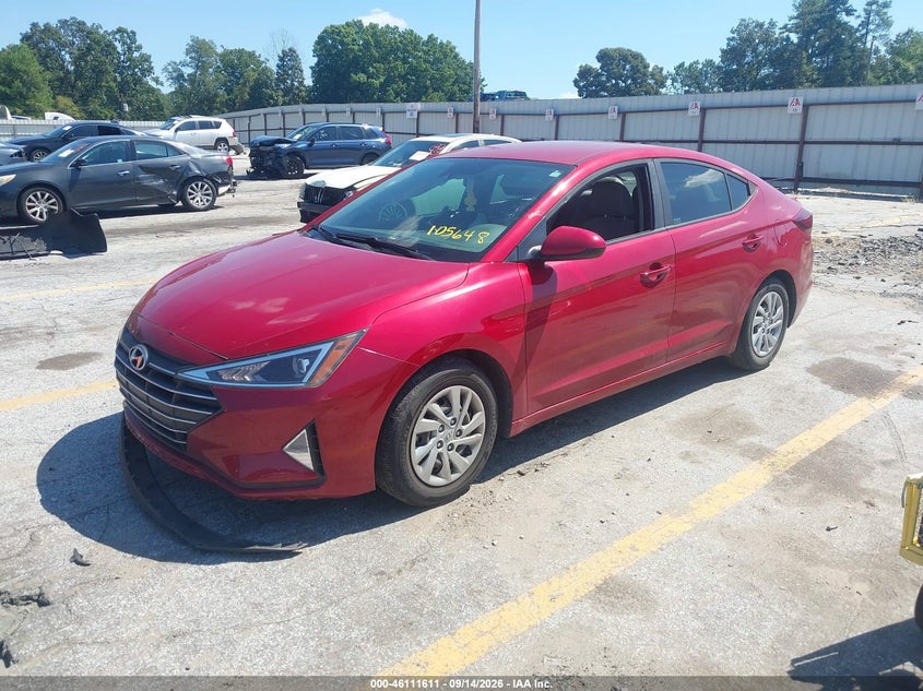 Vin: kmhd74lf9lu105648, lot: 46611327, hyundai elantra se 20202