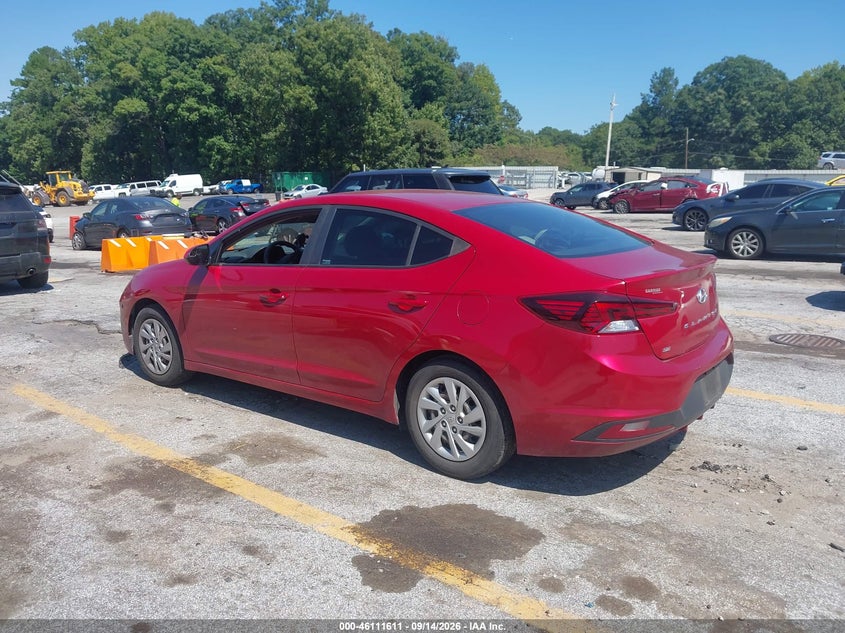 Vin: kmhd74lf9lu105648, lot: 46611327, hyundai elantra se 20203