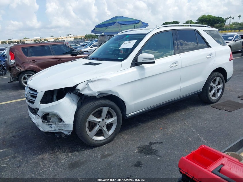 2016 MERCEDES-BENZ GLE 350 auction photo 2