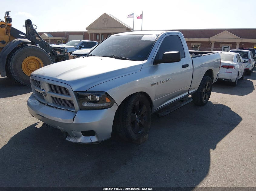 Vin: 3c6jd6at2cg148405, lot: 46611341, ram 1500 st 20122