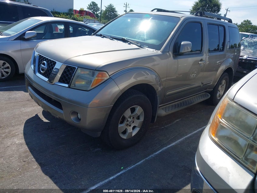 2005 Nissan Pathfinder, Невідомо, IAAI, VIN 5N1AR18W85C732211 — фото 2
