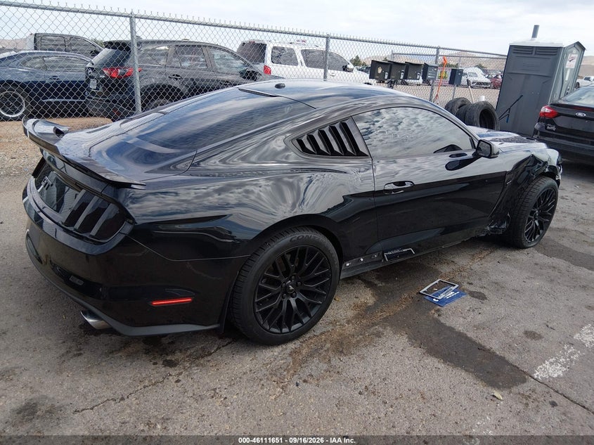 Vin: 1fa6p8cf3f5430756, lot: 46611367, ford mustang gt premium 20154