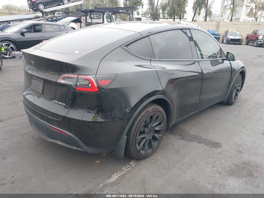 Vin: 5yjygdee0mf093541, lot: 46611370, tesla model y long range dual motor all-wheel drive 20214