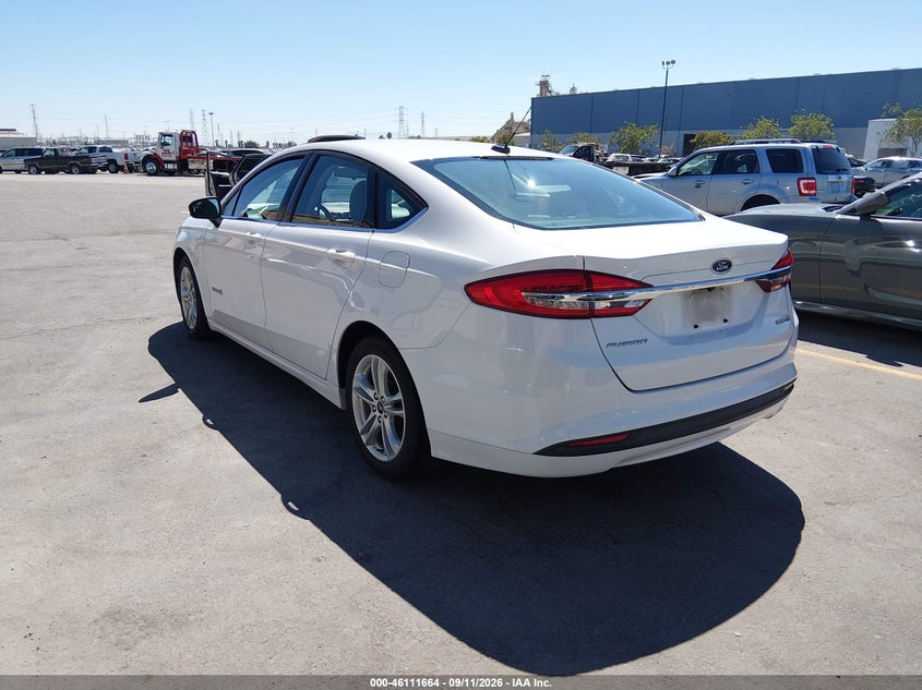 Vin: 3fa6p0uu1jr271546, lot: 46611380, ford fusion hybrid s 20183