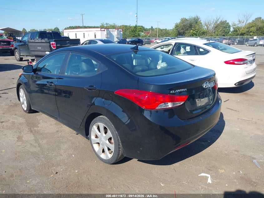 Vin: 5npdh4ae5ch082438, lot: 46611388, hyundai elantra limited 20123