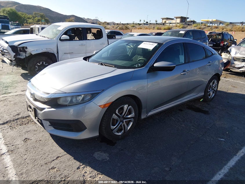 Vin: 2hgfc2f51hh500404, lot: 46611398, honda civic lx 20172