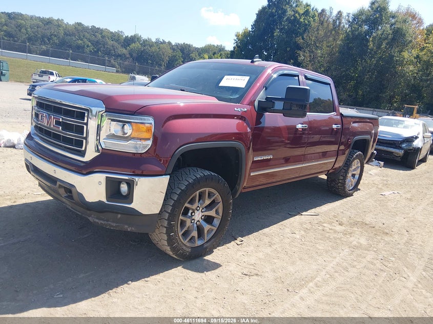 2015 GMC Sierra, Правый бок, IAAI, VIN 3GTU2VECXFG430876 — фото 2
